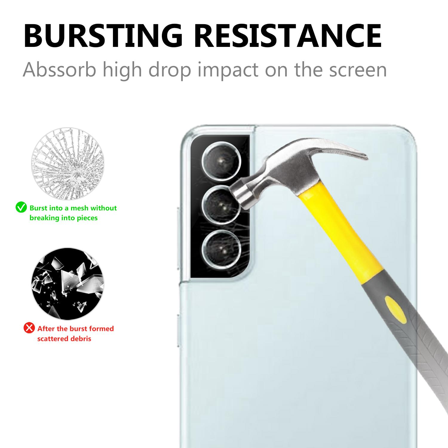 

HD Tempered Glass Camera Lens Protector for Samsung Galaxy S21+ Type A
