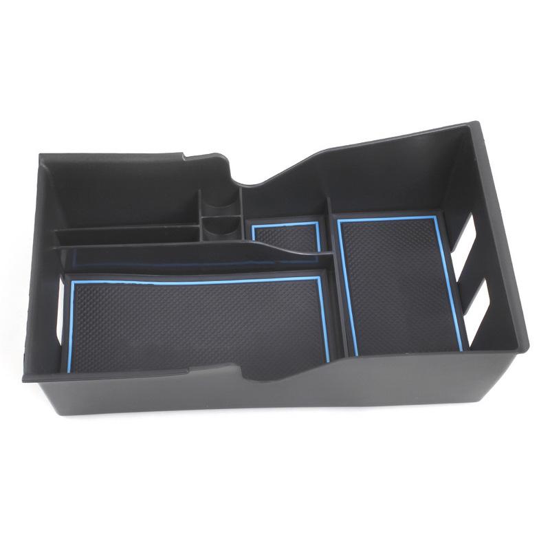 Car Armrest Console Organizer Tray Stowing Organizer Key Box for Tesla Model 3/Model Y 2017-2020 Insert ABS Black Materials Tray