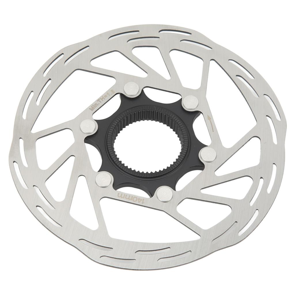 140mm Mountainbike Scheibenbremsscheibe Edelstahllegierung Ausgehöhlte Fahrrad Centerlock Scheibenbremsscheibe für