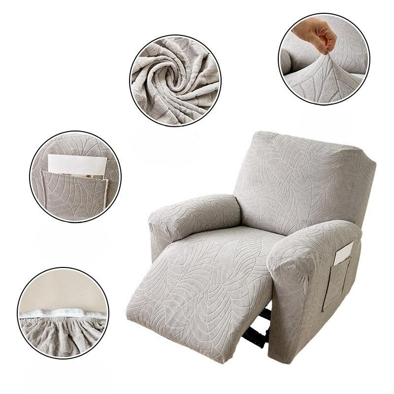 Sofa Cover Function Recliner Cover Thickened All Inclusive Rocking Chair Recliner Cover Single Double Triple Stretch Massage Waterproof Chair Cover