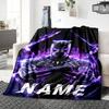Custom Name Venom Artwork Poster blanket for Couch & Bed, Plush Cozy Fuzzy Blanket Super Soft & Warm Blankets for Fall and Winter. 0908435