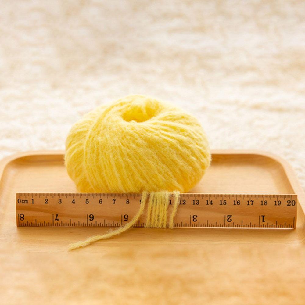 Multicolor Wool Ball Cotton Candy Yarn Ball  for Knitting Doll Hair Clip