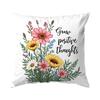 Butterfly Floral Pattern Pillowcase Printed Polyester 40/45/50Cm Throw Pillowcover Decorative Sofa Cushion Pillowslip Home Decor