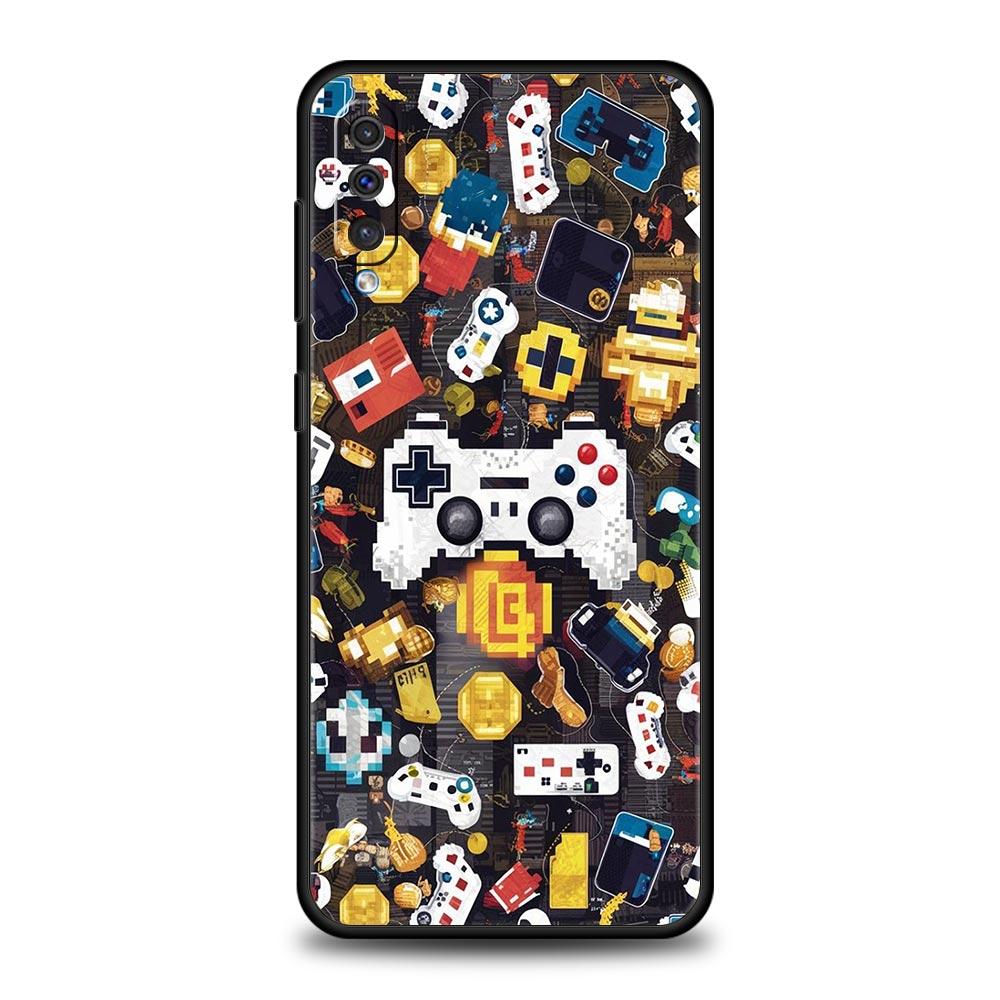 Game Controller Graphic Phone Case for Samsung Galaxy A56 A36 A26 A16 A34 A24 A42 A22 A20 A12 A40 A30 A10 Soft TPU Cover Shell