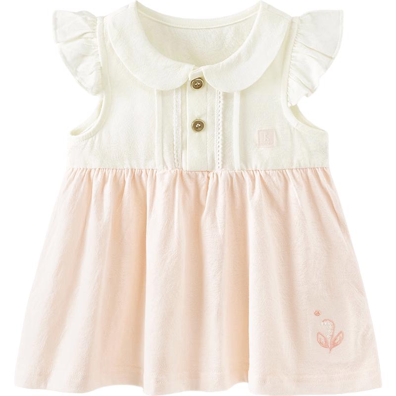 TONGTAI Baby Girl Summer Sleeveless A-line Dress 73