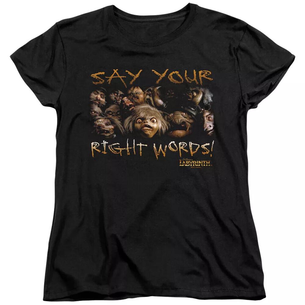 Labyrinth  Say Your Right Words  Women s T-Shirt Unisex T-Shirt M