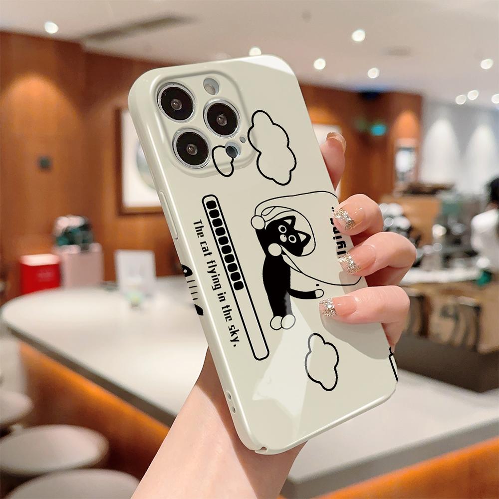 Komplexní filmový kryt na telefon s kresleným módním designem, tvrdý plášť s plným krytem, nárazuvzdorný fotoaparát, ochranný kryt pro OPPO Realme OnePlus Infinix Tecno