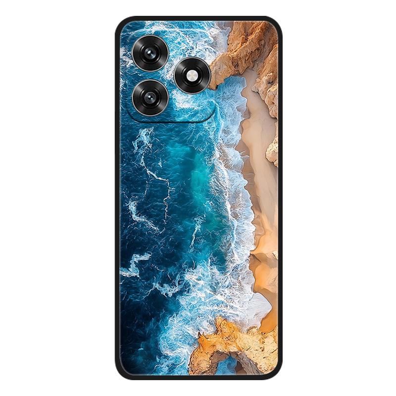 Etui do Honor X5C Plus NLA-LX1 Luksusowe Malowane Marmurem Pokrowiec Przezroczyste Silikonowe Etui Do Honor X5C X 5C HonorX5C Plus 4G Miękkie Torby