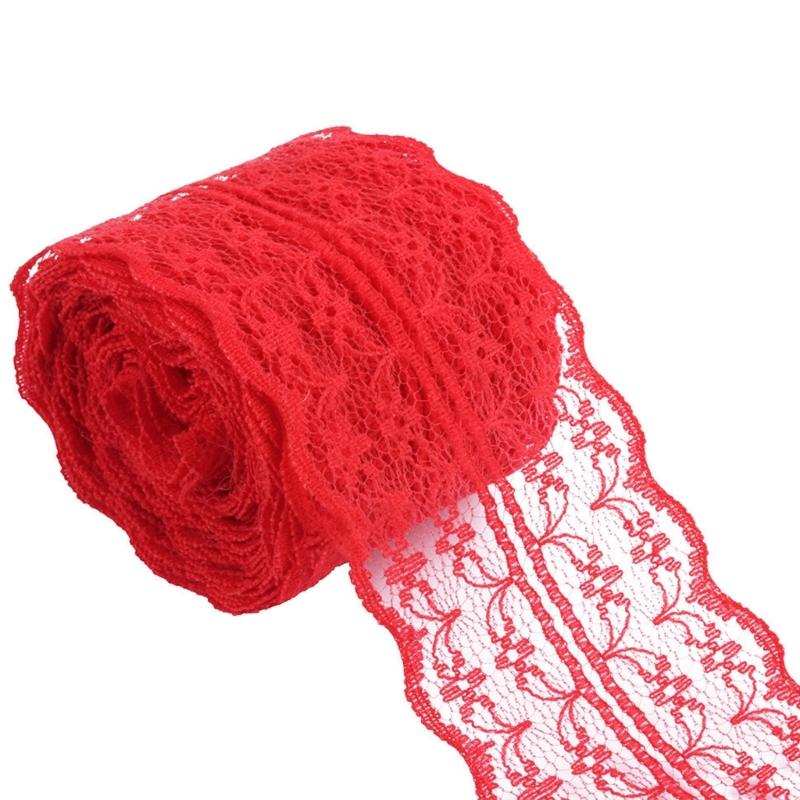Water Soluble Lace 4cm Width Ideal For Clothing Sewing Craft Projects And Decorative Use Polyester Fabric