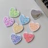 Flip Cover Love Mirror Mobile Phone Decoration Paste Desktop Support Watching Drama Epoxy Sequins Xiaoqing Fresh Wind Women'S Models