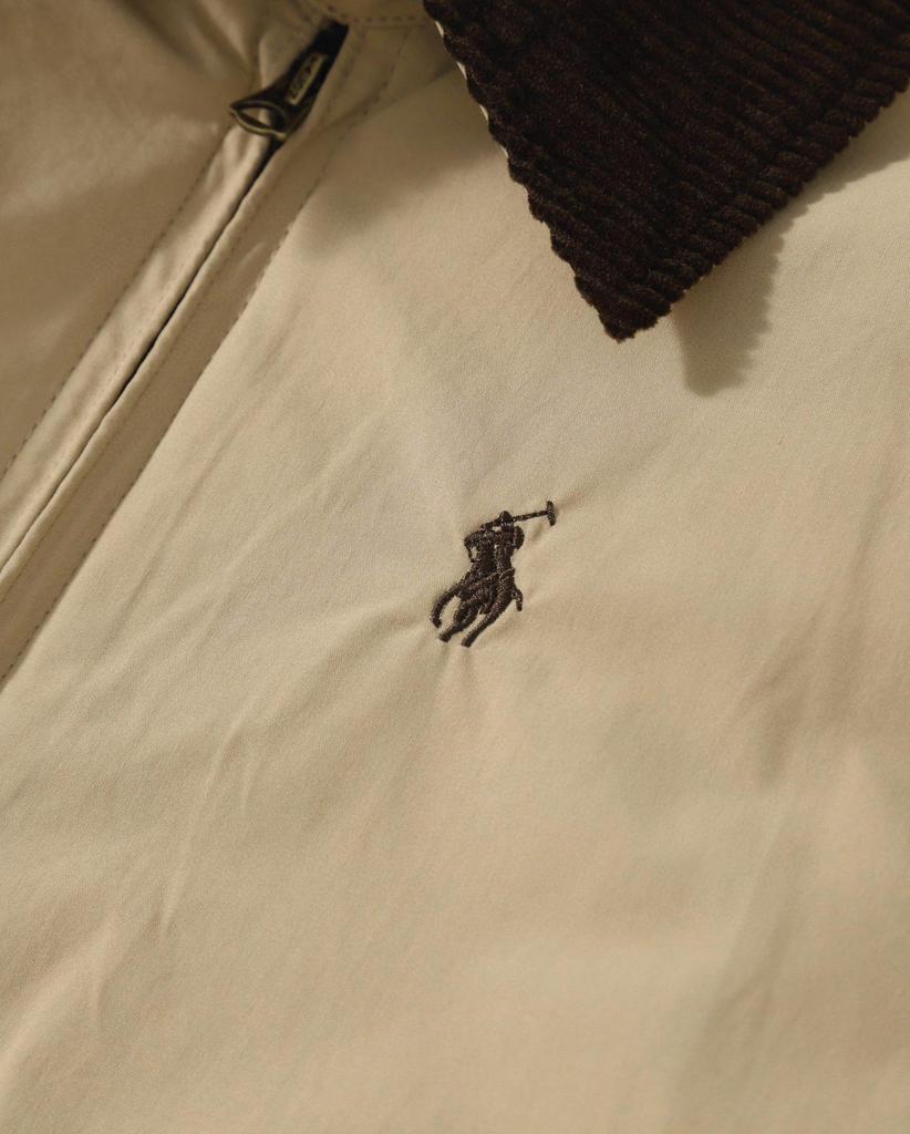 Unisex RL Pony Dicke Reversjacke - Klassische Retro Bestickte Baumwollmode.