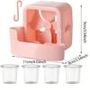 Portable Fan Cooler Set - Zero-power Physical Water Circulation Cooling Device with Hook Mount, Summer Heat Relief Accessory