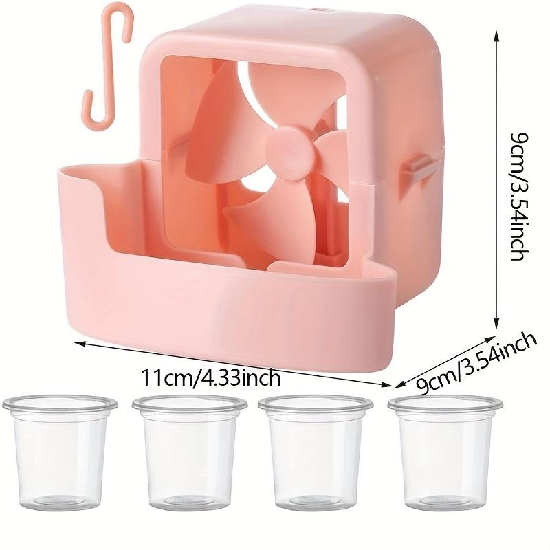 Portable Fan Cooler Set - Zero-power Physical Water Circulation Cooling Device with Hook Mount, Summer Heat Relief Accessory