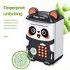 Pușculiță pentru copii Panda Rolare automată a parolei Deblocare cu amprentă digitală Acționat cu baterie ATM Bancăr electric pentru monede Băieți Fete Cadou de aniversare