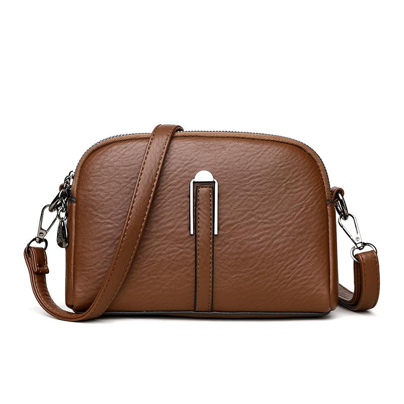 Single shoulder small square bag women's lightweight fashion versatile messenger bag leisure travel simple mother bag