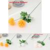Silk Flower Long Doubleball Ping Pong Chrysanthemum For Wedding And Party Decor