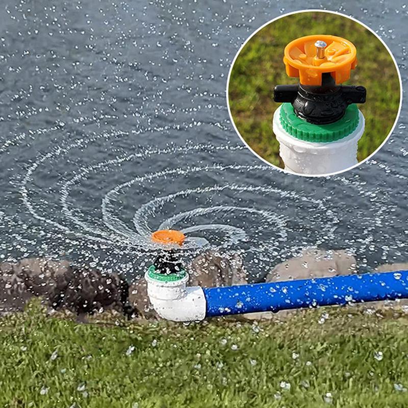 5Pcs 360 Degree Rotating Watering Nozzle 1/2" Male Thread Automatic Rotation Sprinkler Garden Lawn Flower Vegetable Irrigation