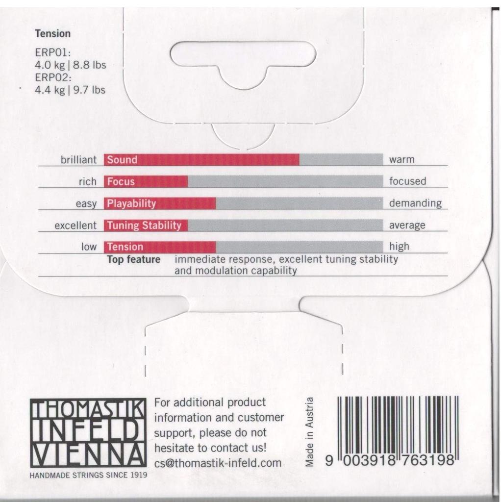 THOMASTIK ERHU SOLO ERP100 Red Erhu String Set