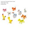 "1-9 inch Plastic Animal & Dinosaur Model Toy Set"