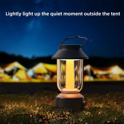 Retro Horse-Shaped Night Light Bluetooth Speaker Multi-Functional Camping Lantern Bedside Lamp Outdoor Bedroom Decor Gift