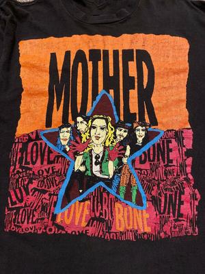 טי שיר וינטג' 1990 Mother Love Bone סיבוב הופעות Soundgarden שחור יוניסקס S-4XL BL331