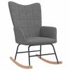Day and Night - Day and Night Dark Gray Fabric Rocking Chair
