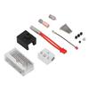 Extruder Heater Block Upgrade Kit Ti Alloy Copper Bimetal Plated Nozzle with Aluminium Radiator for ENDER 3 S1 3D