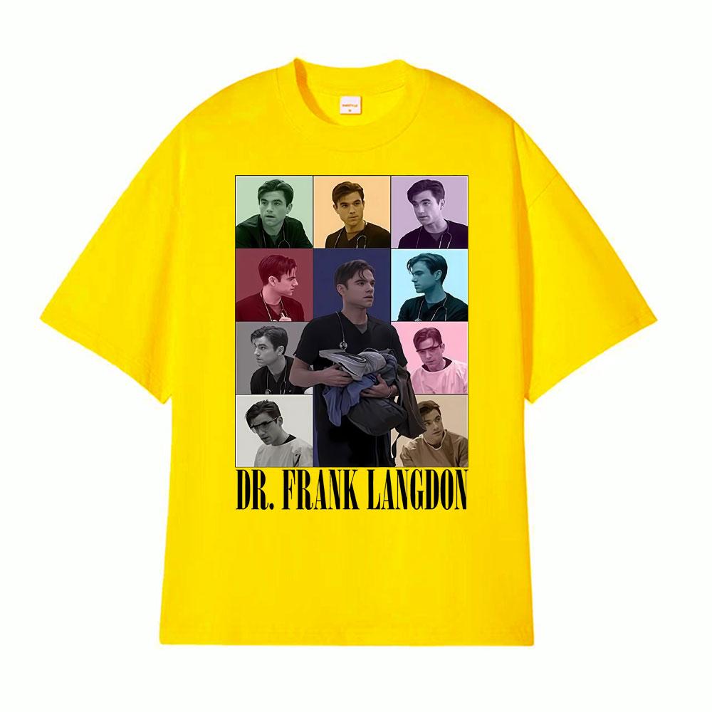 Dr Frank Langdon The Eras Tour T-Shirt Herren Damen Kleidung Heißer Verkauf Mode Übergroß Hohe Qualität T-Shirts Kurzarm T-Shirt