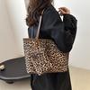 Stylish Large Capacity Khaki Brown Tote Bag With Unique Street Style For Daily Use