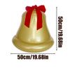 Giant Inflatable Christmas Balls Large PVC Christmas Bell With Bow Home Decor Lawn Ornaments For Indoor Outdoor Office Pathway