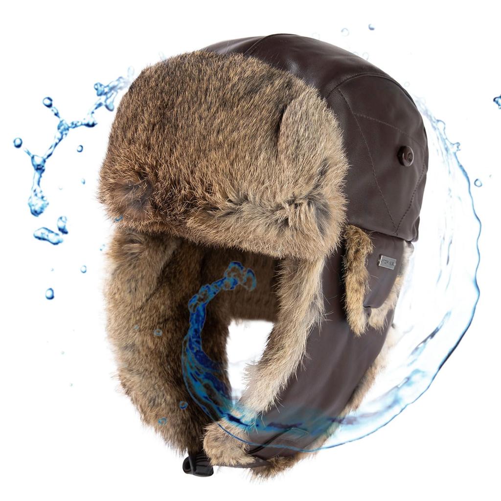 Plus Size Pilot Waterproof Flight Cold Weather Hat with Ear Russian for Fall and Winter Outdoor Snow XL [TOP-EX] Men's Cap, Cap, Skiing, Flaps, Style,