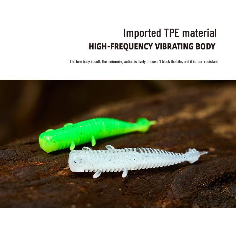 EWE Midsummer 2nd Gen Spiral Soft Balloon Worm Lure for Bass & Mandarin Fish