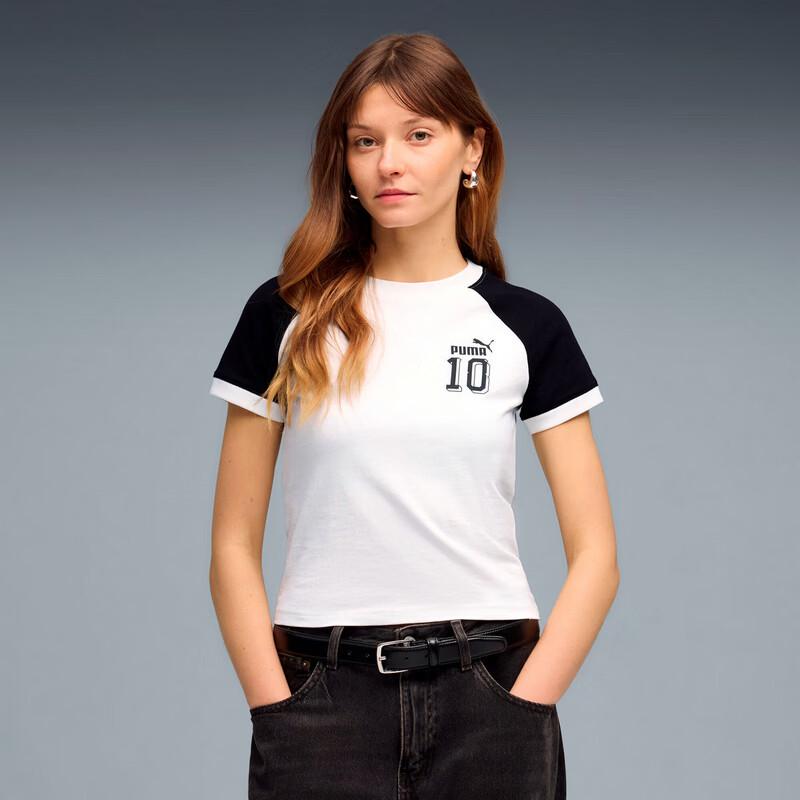 PUMA Women s Casual Short Sleeve T-Shirt XL белый