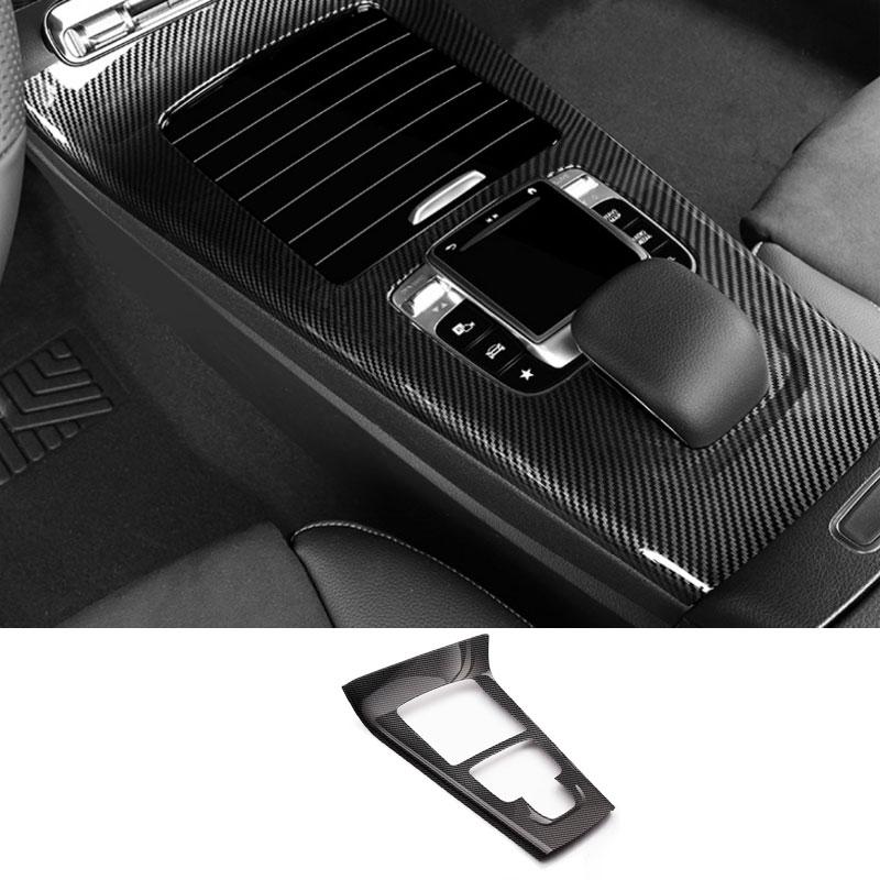 Panou de bord central stil piele, capac, panou de ornamente, cadru pentru Mercedes Benz Clasa A B CLA GLA GLB W177 W247 C118 X247 H247