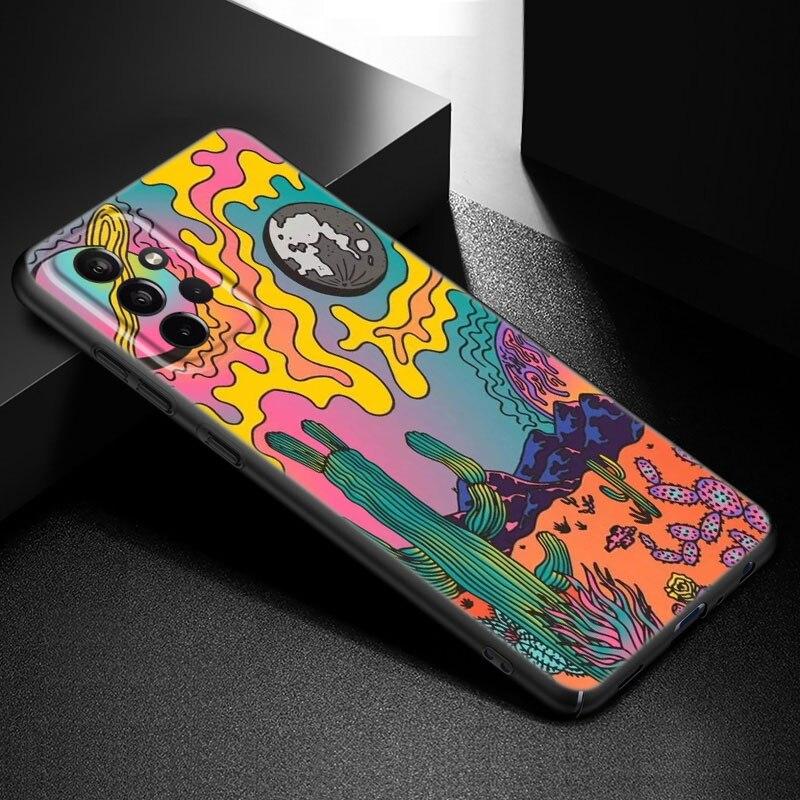 Colourful Psychedelic Trippy Art Case For Samsung A21 A30 A50 A52 S A13 A22 A32 A33 A53 A73 5G A11 A12 A31 A51 A70 A71 A72