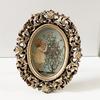 European Style Resin Relief Floral Pattern Photo Frame Picture Frame Photo Display Ornaments Bedroom Home Decor