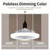 360-Degree Rotation E27 Fan Lamp Adjustable 2 in 1 LED Light Ceiling Fan E27 Fan Light  Restaurant