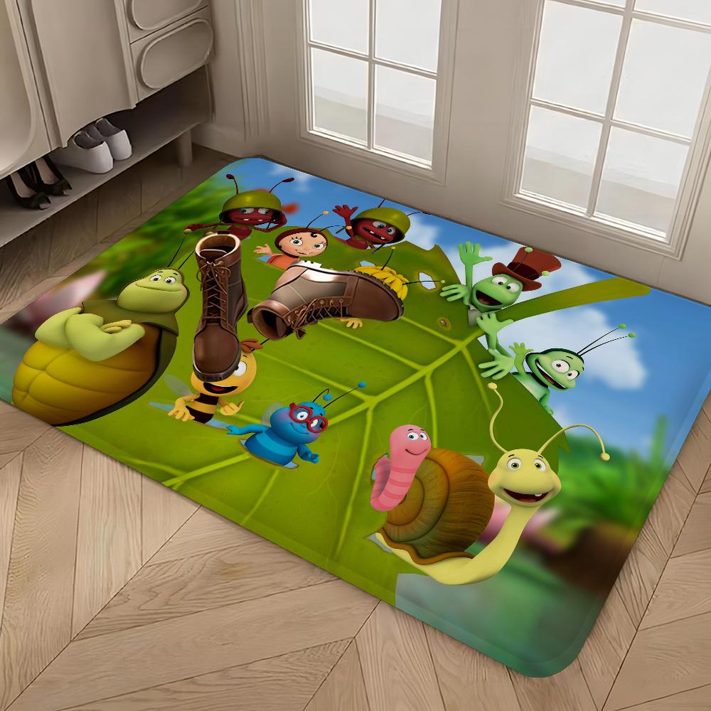Bee M-Maya Entrance Door Mat Washable Non-Slip Living Room Sofa Chairs Area Mat Kitchen Welcome Doormat