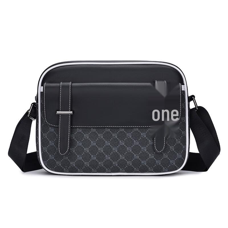 Li Shen Men's Large Capacity Printed Shoulder Bag