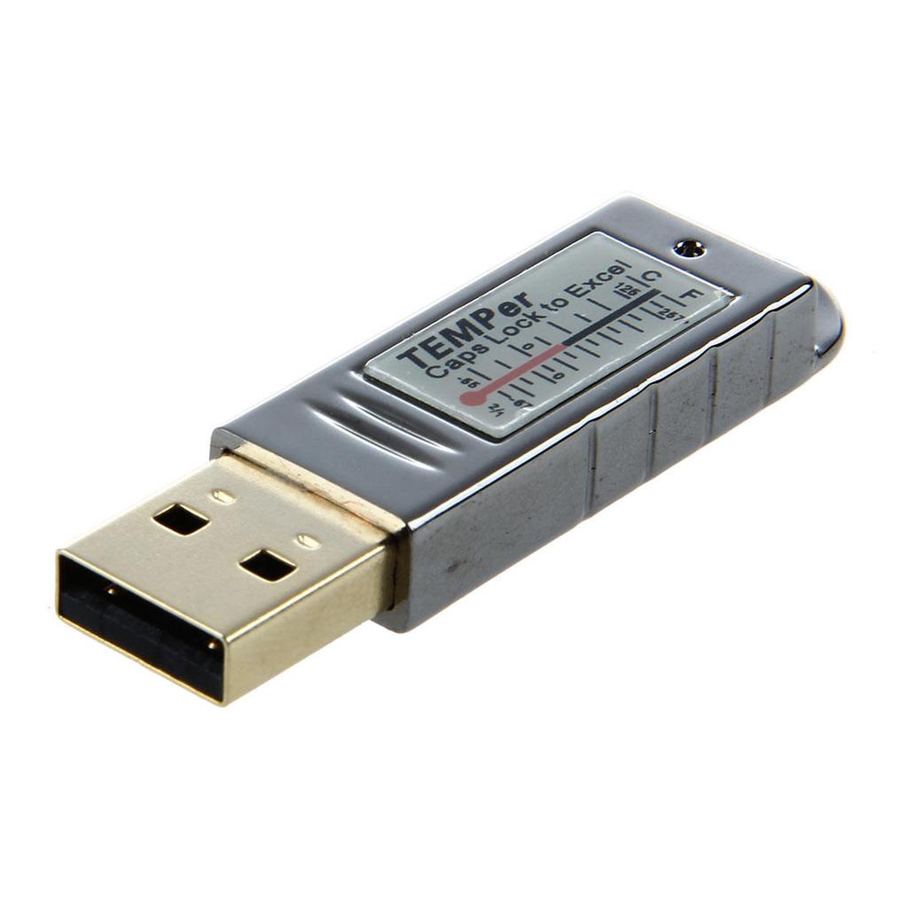 Gold TEMPer PC Laptop USB Sensor Thermometer Temperature Data Logger Recorder