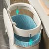 Wall-Mounted Trash Can with Lid Anti-Odor Insect-Proof Sealed Design No Drilling Large Opening Kitchen Garbage Bin