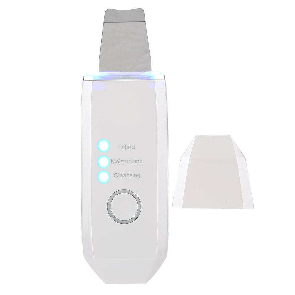 

Бытовой ультразвуковой скраб для кожи, удаление черных точек, инструмент для очищения пор лица (белый)