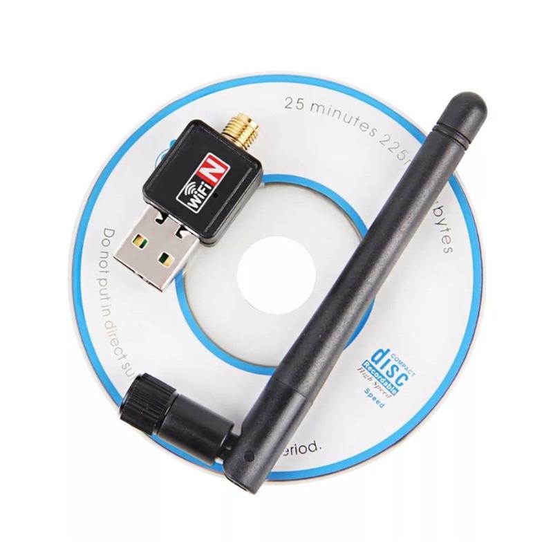 1 Set Wi-Fi Receiver Transmitter Dongle 2Db/5Db 150Mbps Wireless Network Card Usb 2.0 802.11 B/G/N Lan Wifi Antenna Adapter