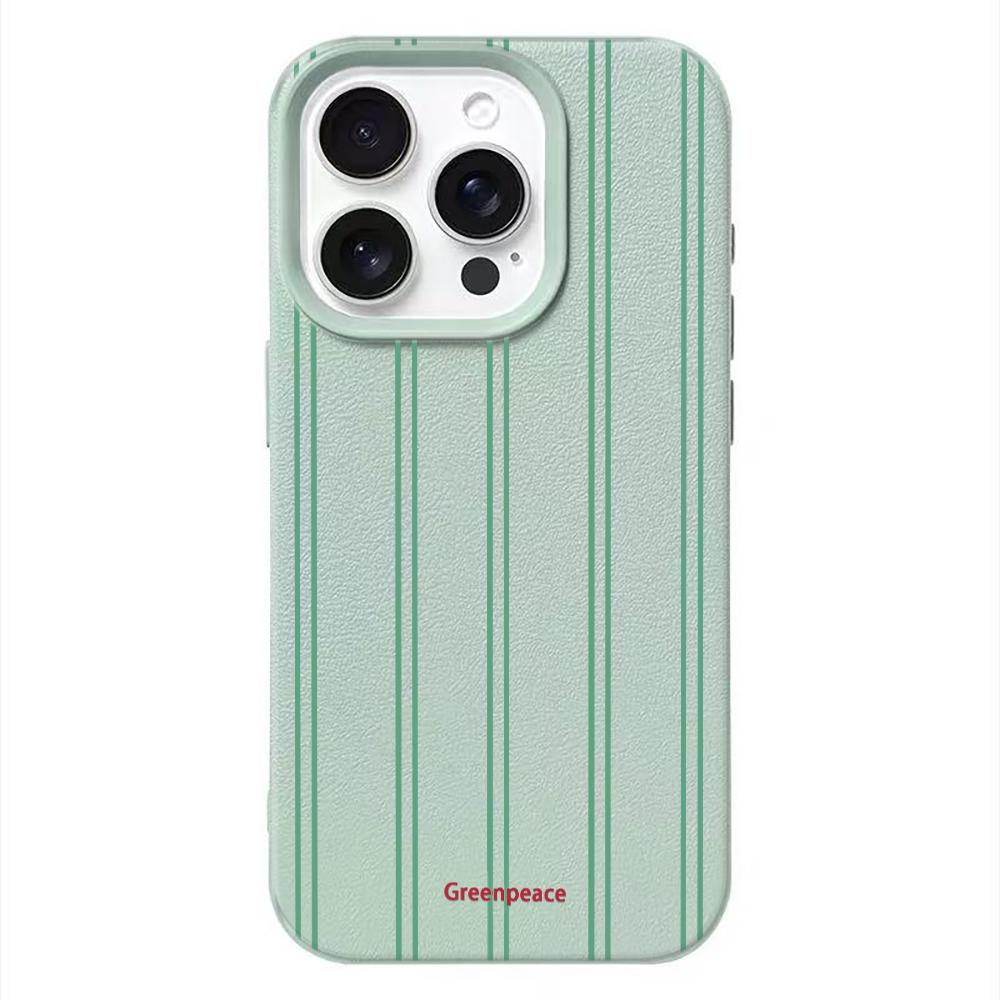Green Line Phone Case For IPhone 17 Air 16 16E 15 14 13 12 11 Pro Max 16 15 14 Plus Phone Case Bumber Cover 16E 15 14 Case
