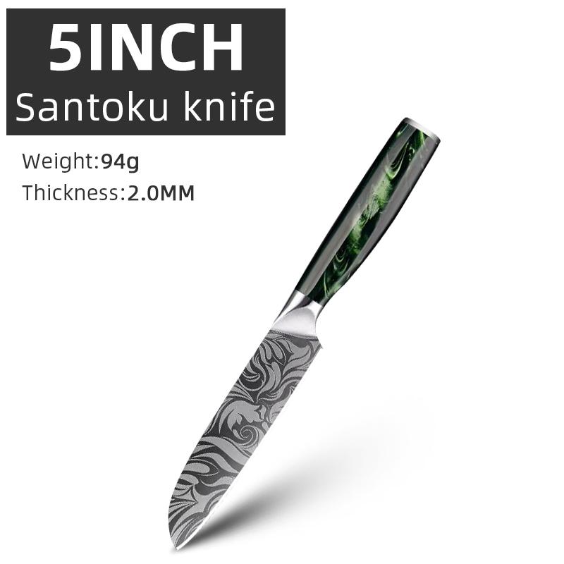 Stainless Steel Professional Japanese Kitchen Knives Durable Slicing Boning Paring Bread Utility Knife Chef Cleaver Meat Knife
