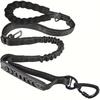 Shock Absorbing Reflective Pet Dog Leashes Explosion-proof Elastic Buffering Dog Walking Rope Wear Resistant