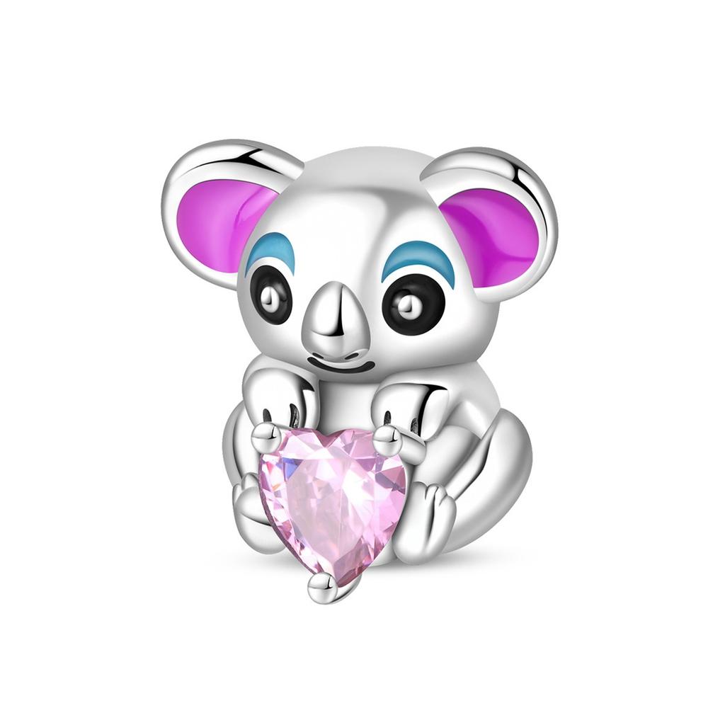 925 Silver Charm One-Eyed Little Monster Bead Rabbit Koala Pendant Bead DIY Jewelry Accessories Bracelet 2026