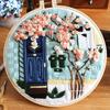 1Pc European Style Architectural Landscape Garden DIY Embroidery Needlework Kit for Embroidery Hobby Beginners