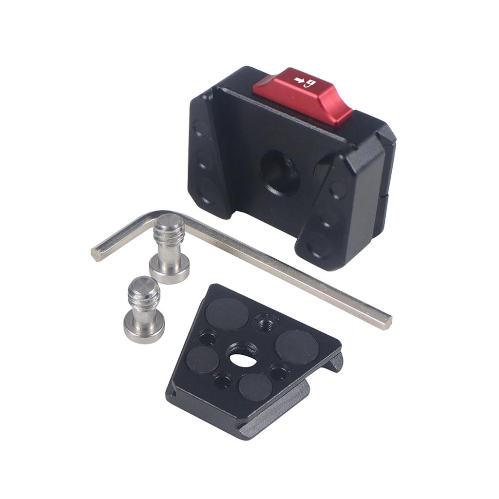 Quick Release Plate 38mm Arca for Gopro osmo 360 Insta360 Stand for Ronin RS Stabilizer Fast Install Mount Cage Light Bracket