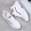Fashion Women Water Proof Solid Comfort Sneakers Breathable Sports Shoes Outdoor Walking Flats Casual Soft Leather Shoes 2025